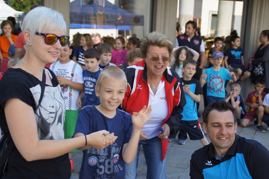 Kids am Marktplatz in Dornbirn