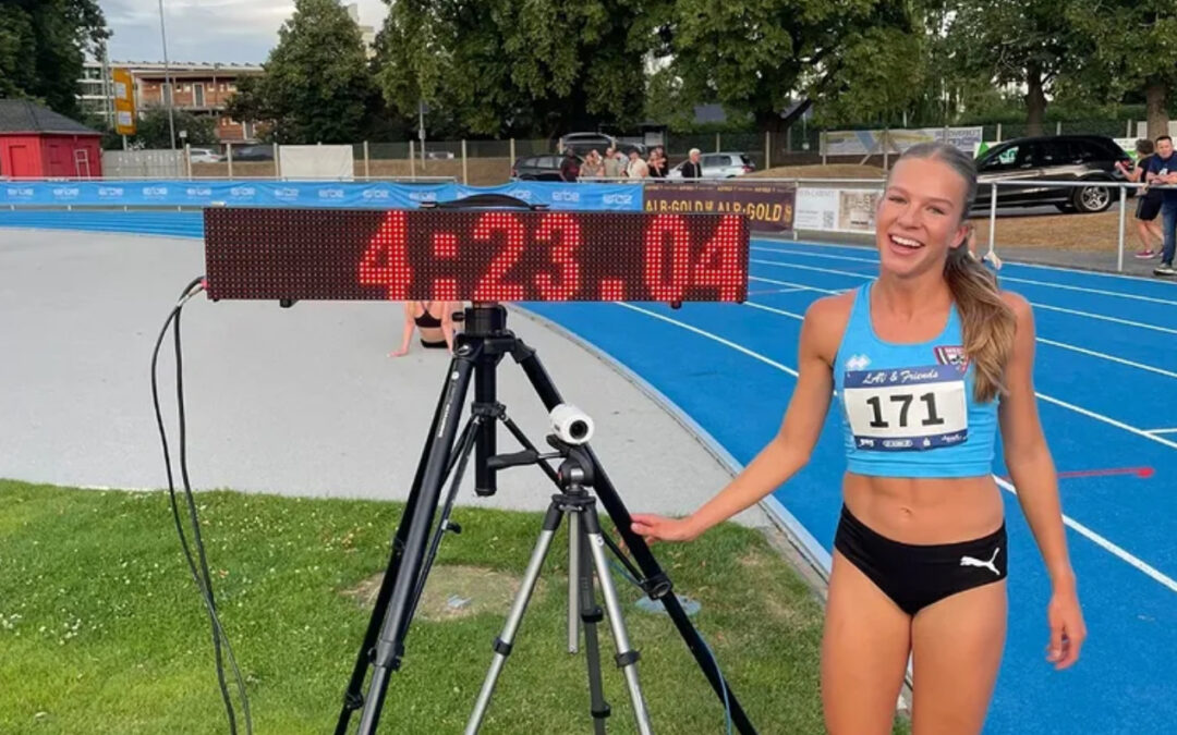 Pauline Schedler läuft U20 EM Limit